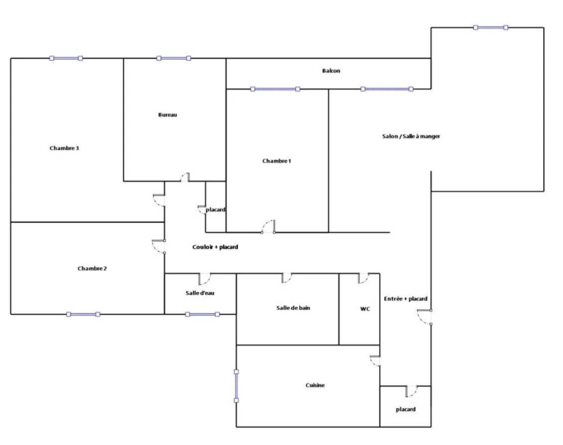 Appartement F5 de 98m2 à Beaumont avec Balcon et Garage Double 