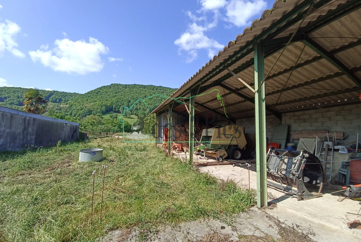 Maison Mitoyenne avec Hangar à Saint-Girons 