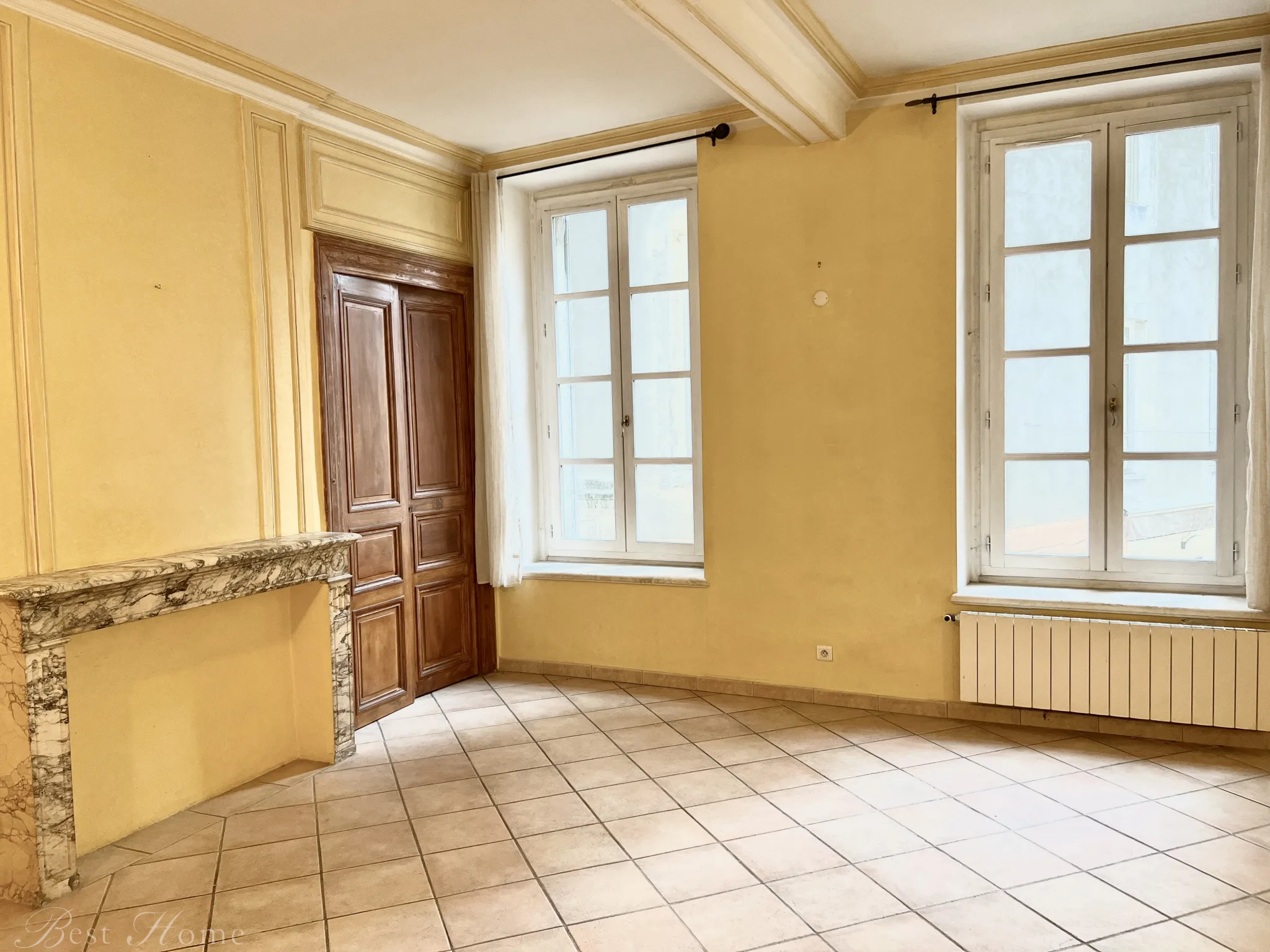 Vente bel appartement bourgeois Nîmes 4 chambres 