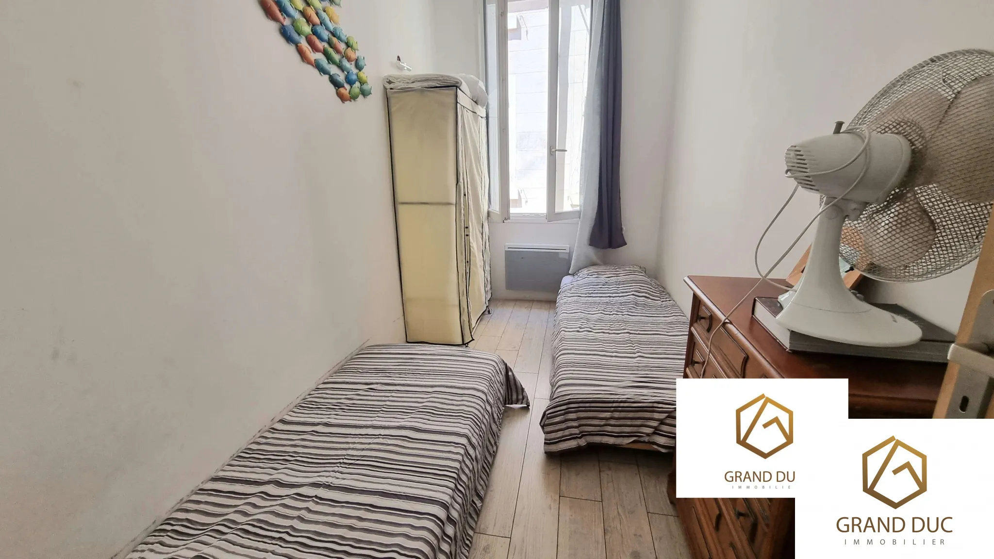 Appartement à Marseille 2 avec 2 chambres et terrasse 