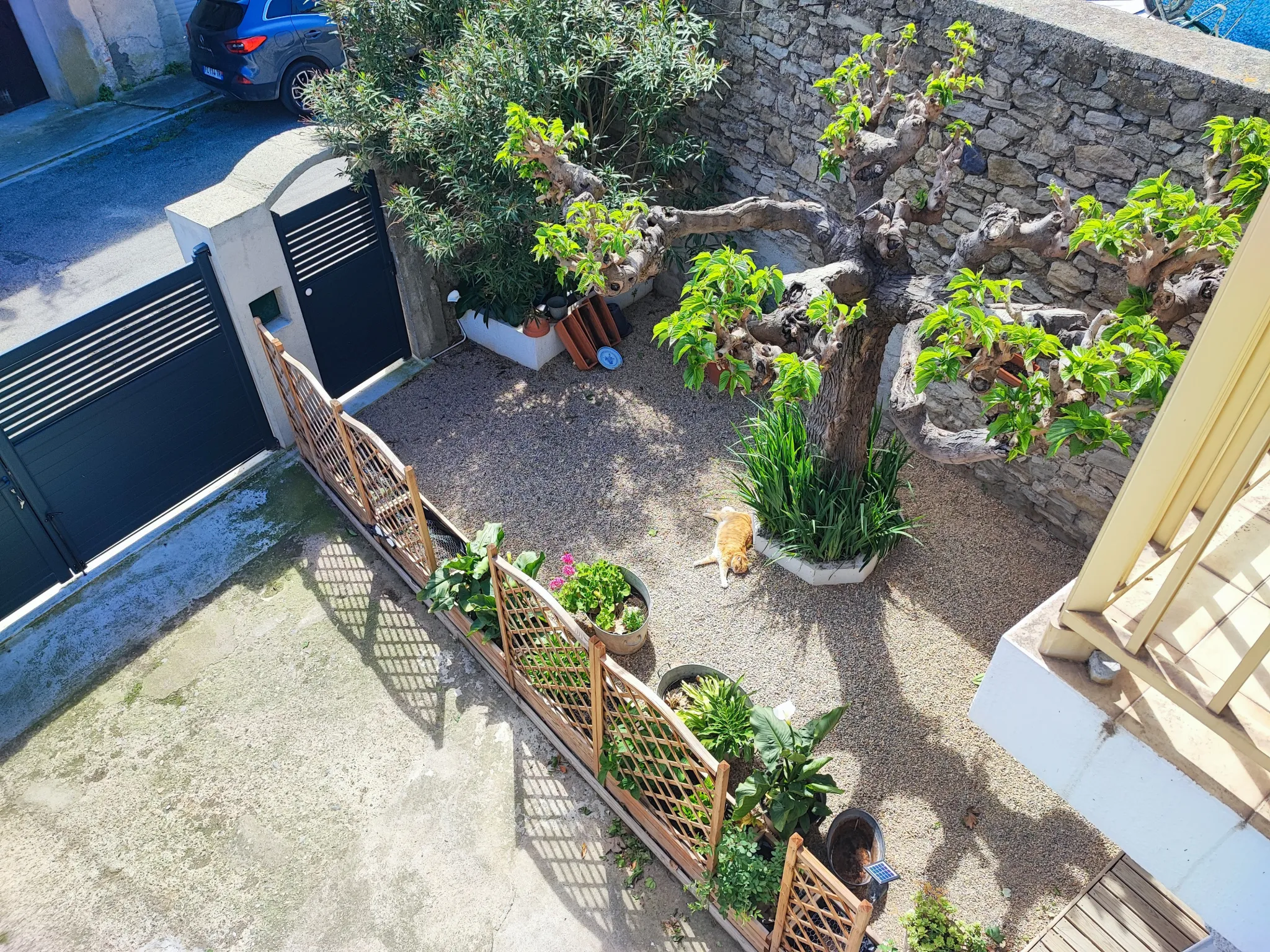 Maison rénovée avec cour, garage et terrasse à Azille 