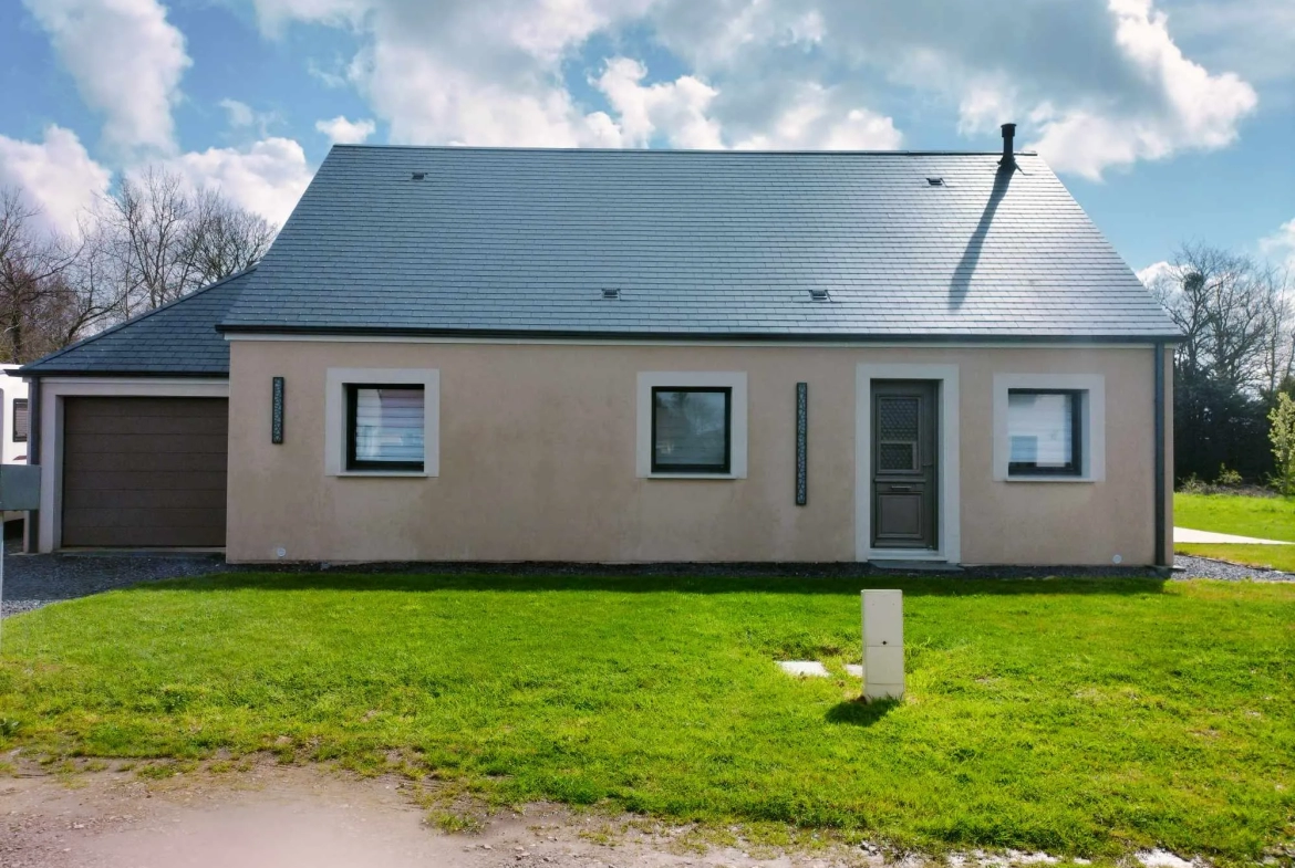 Pavillon de plain pied avec 3 chambres à Norolles 