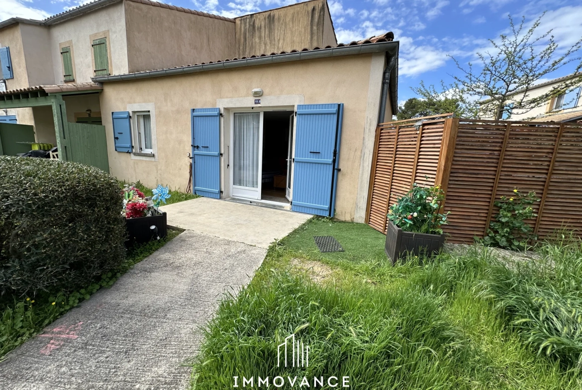 Appartement T2 avec terrasse et jardin à Castries 