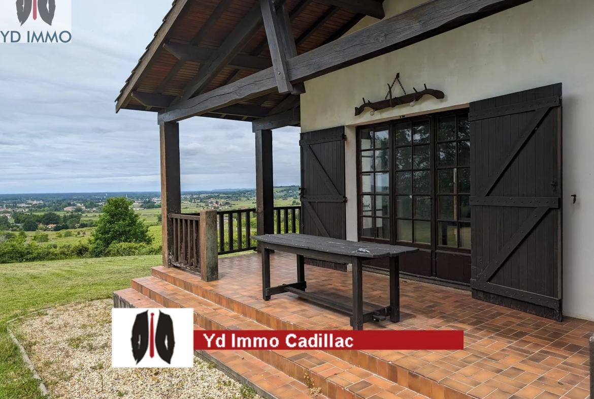 Maison avec Vue d'Exception à Cadillac sur Garonne 