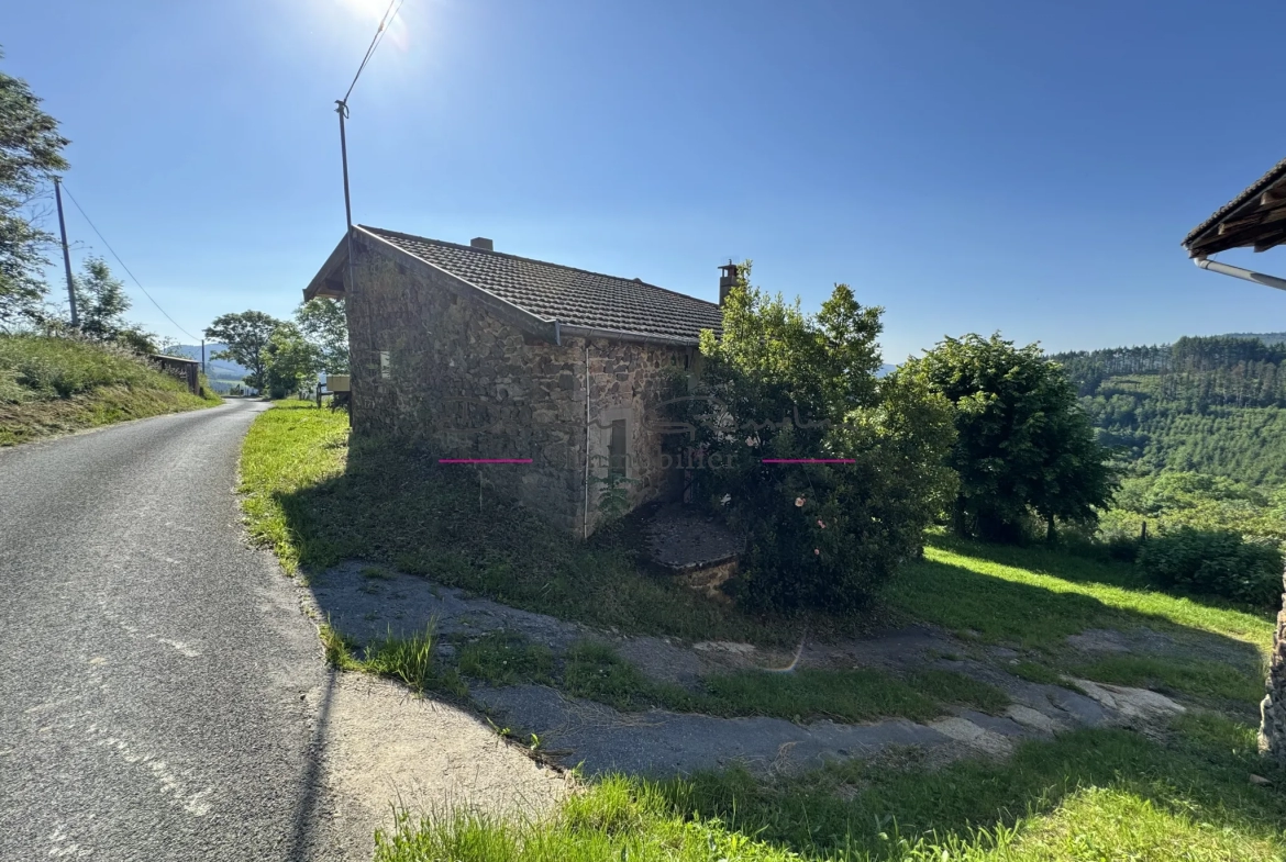 Charmante maison en pierre avec vue dégagée 