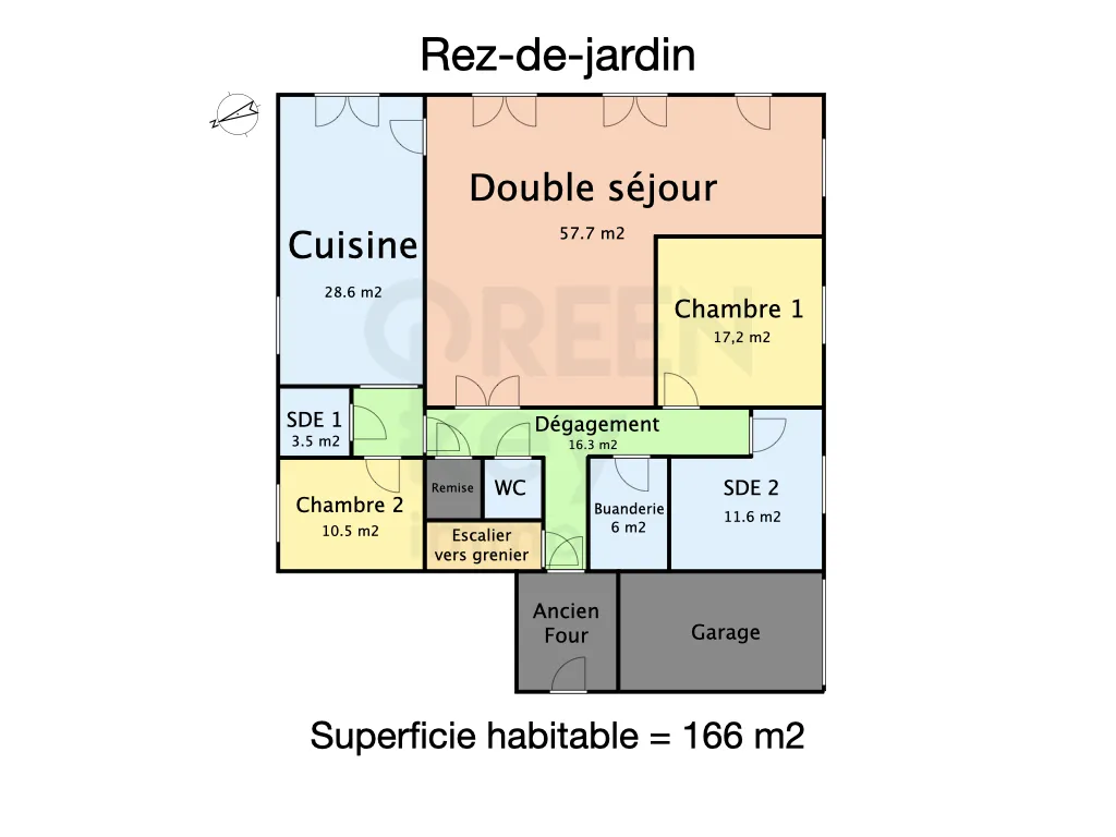 Maison rénovée de 166 m2 à Treigny avec jardin 