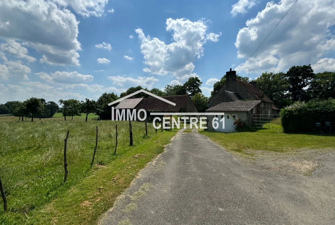 Corps de ferme à rénover au calme à Magny le Désert 