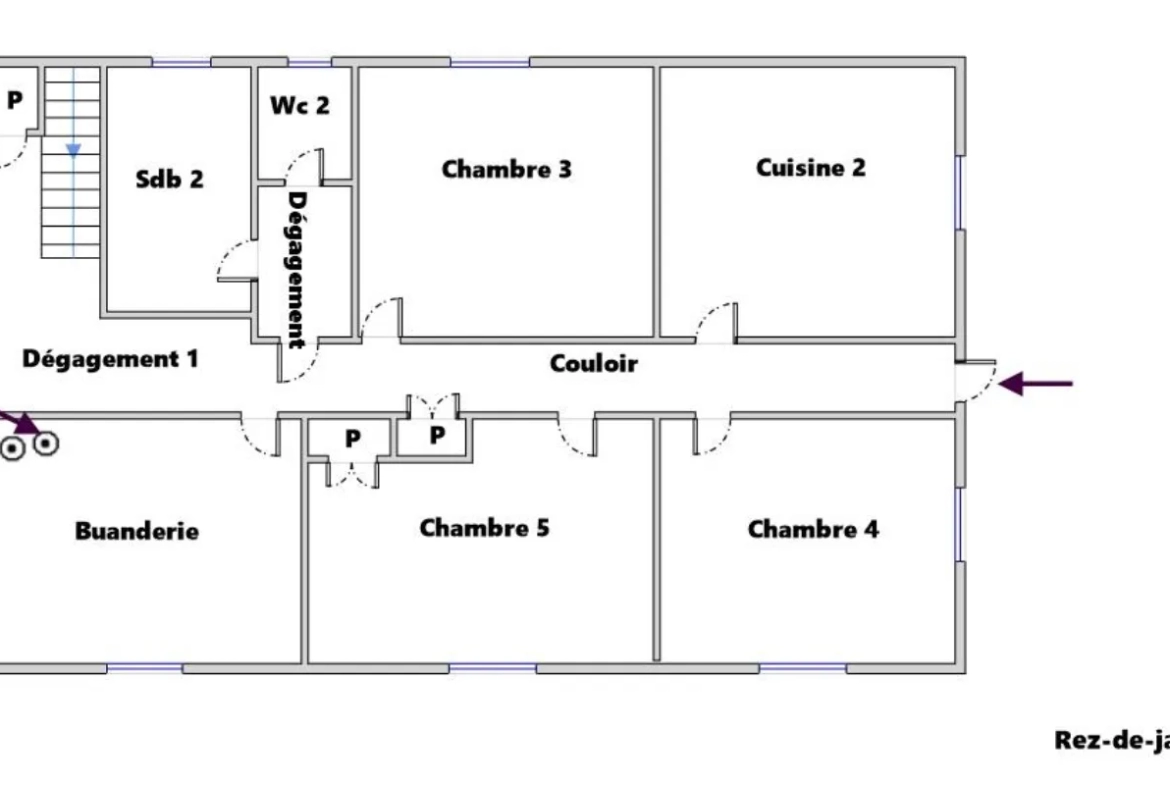 Appartement de 94m2 avec Jardin Privatif et Garage - Quartier Montjuzet à Clermont Ferrand 