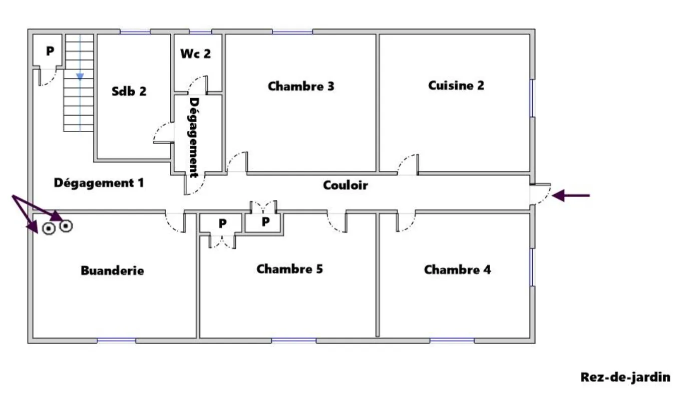 Appartement de 94m2 avec Jardin Privatif et Garage - Quartier Montjuzet à Clermont Ferrand 