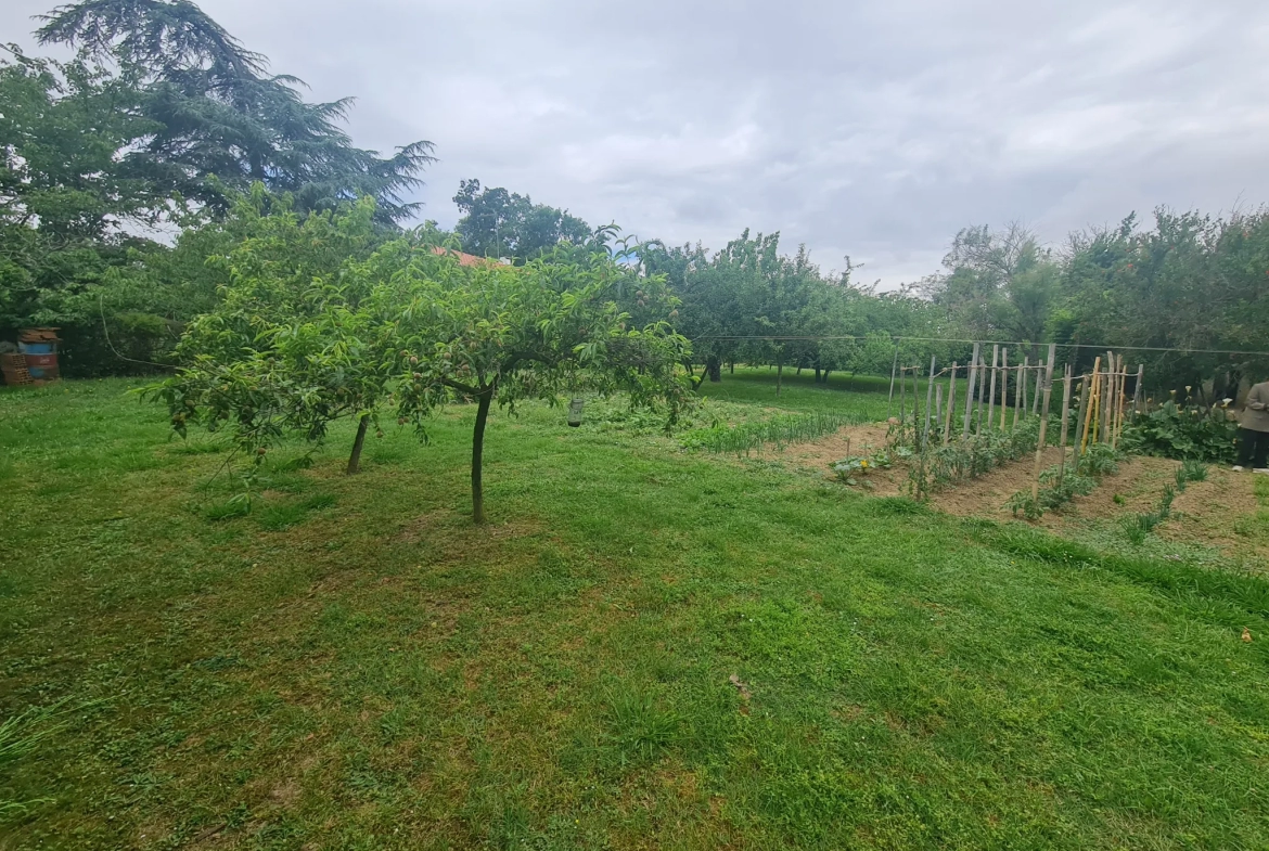 Terrain plat de 1494m2 viabilisé à Lézat-Sur-Lèze 