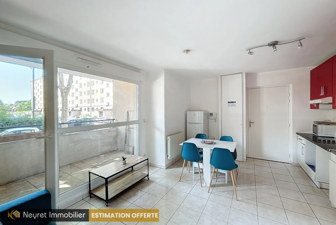 Appartement T3 avec balcon et jardin privatif à Venissieux 