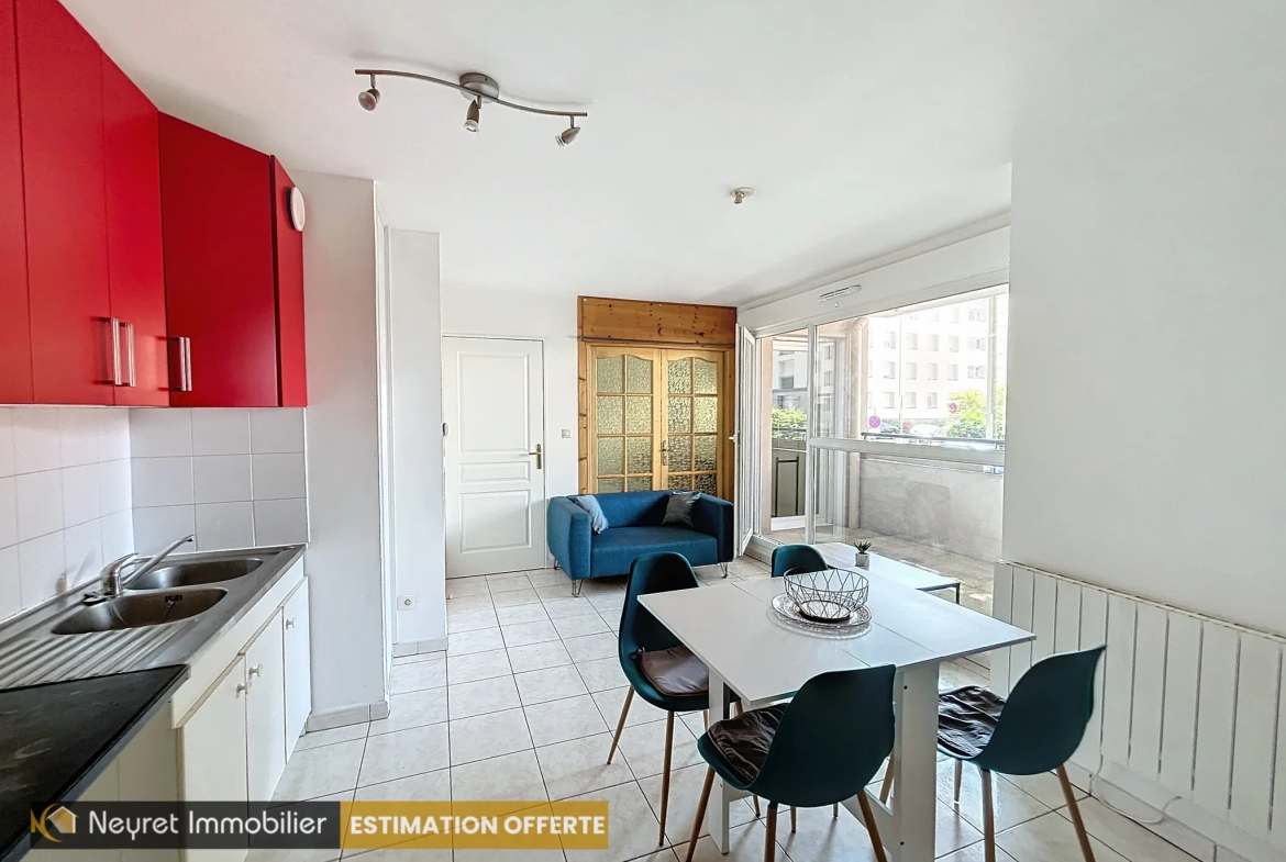 Appartement T3 avec balcon et jardin privatif à Venissieux 