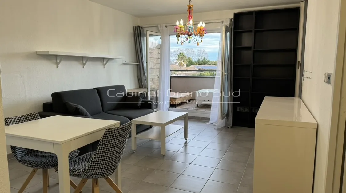 Appartement F2 avec terrasse à Candillargues 