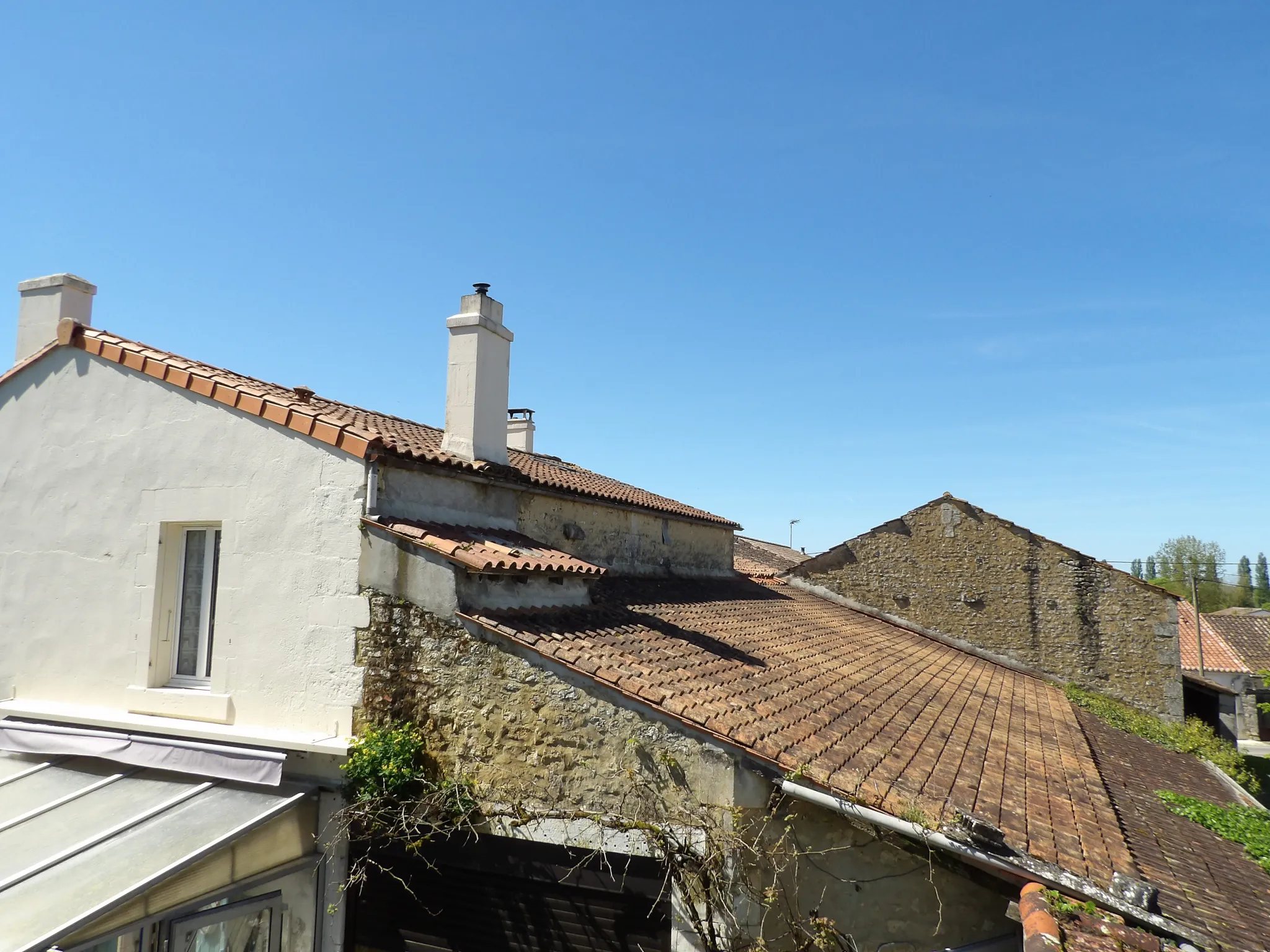 Maison à rénover avec 3 chambres et jardin à St Savinien 