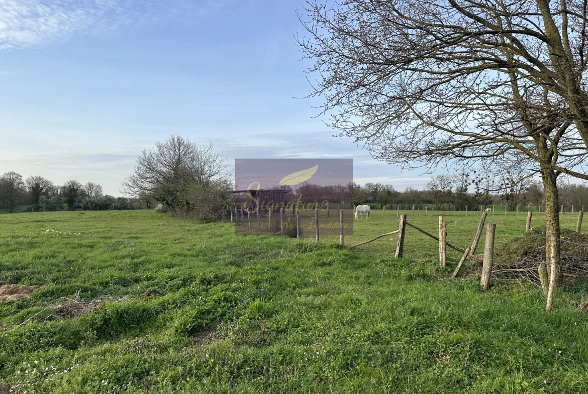 Superbe Pavillon sur 1ha avec Pré pour Chevaux 