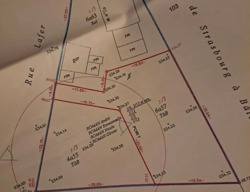 Terrain de construction à Bollwiller - 455m2 - 77000.00 € 