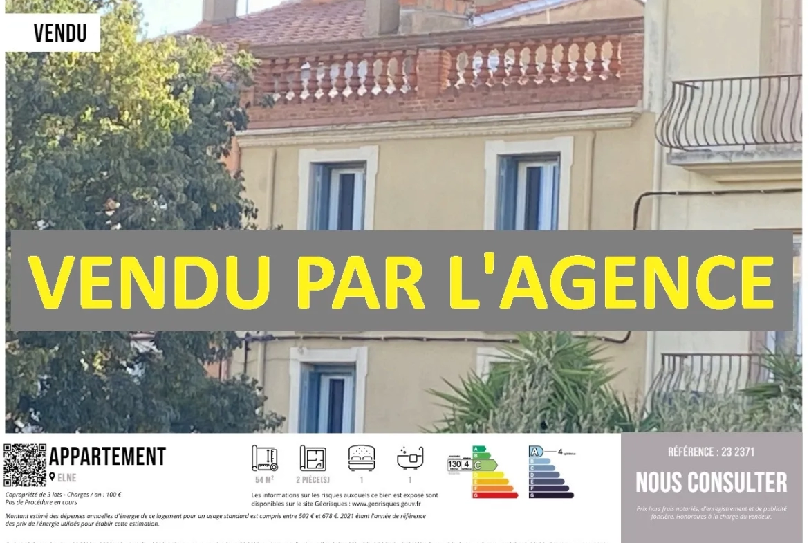 Appartement T3 Rénové au Dernier Étage au Sud de Perpignan 