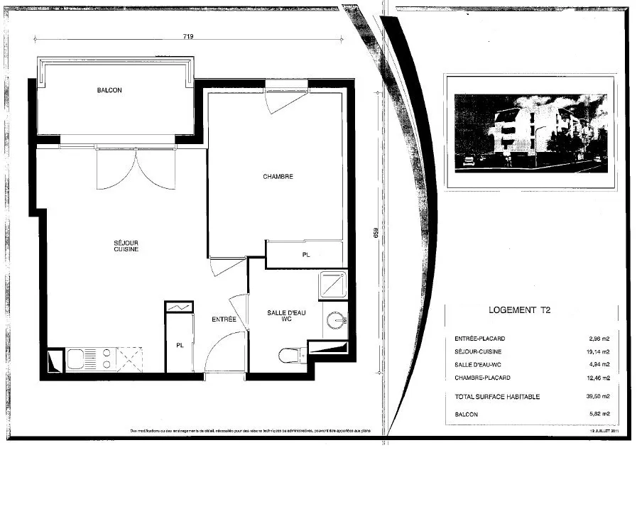 Appartement T2 à Lormont - Investissement locatif idéal 