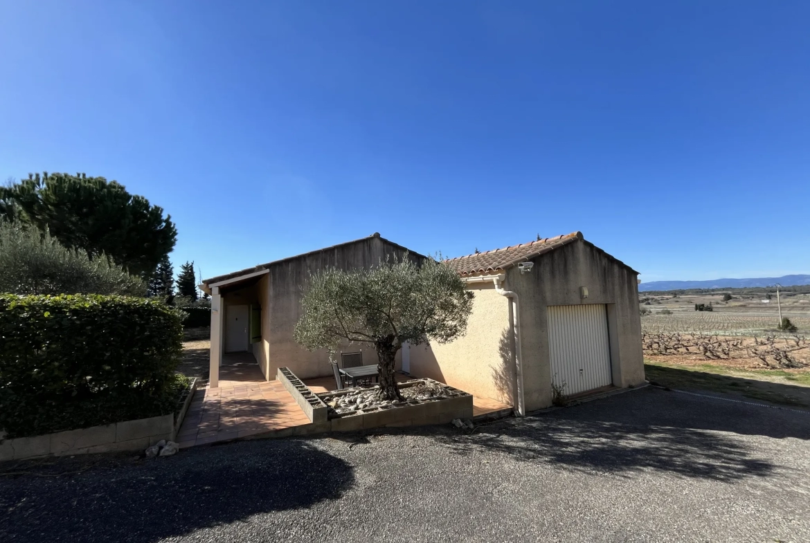 Villa 4 chambres de plain pied avec vue panoramique - Montbrun des Corbieres 