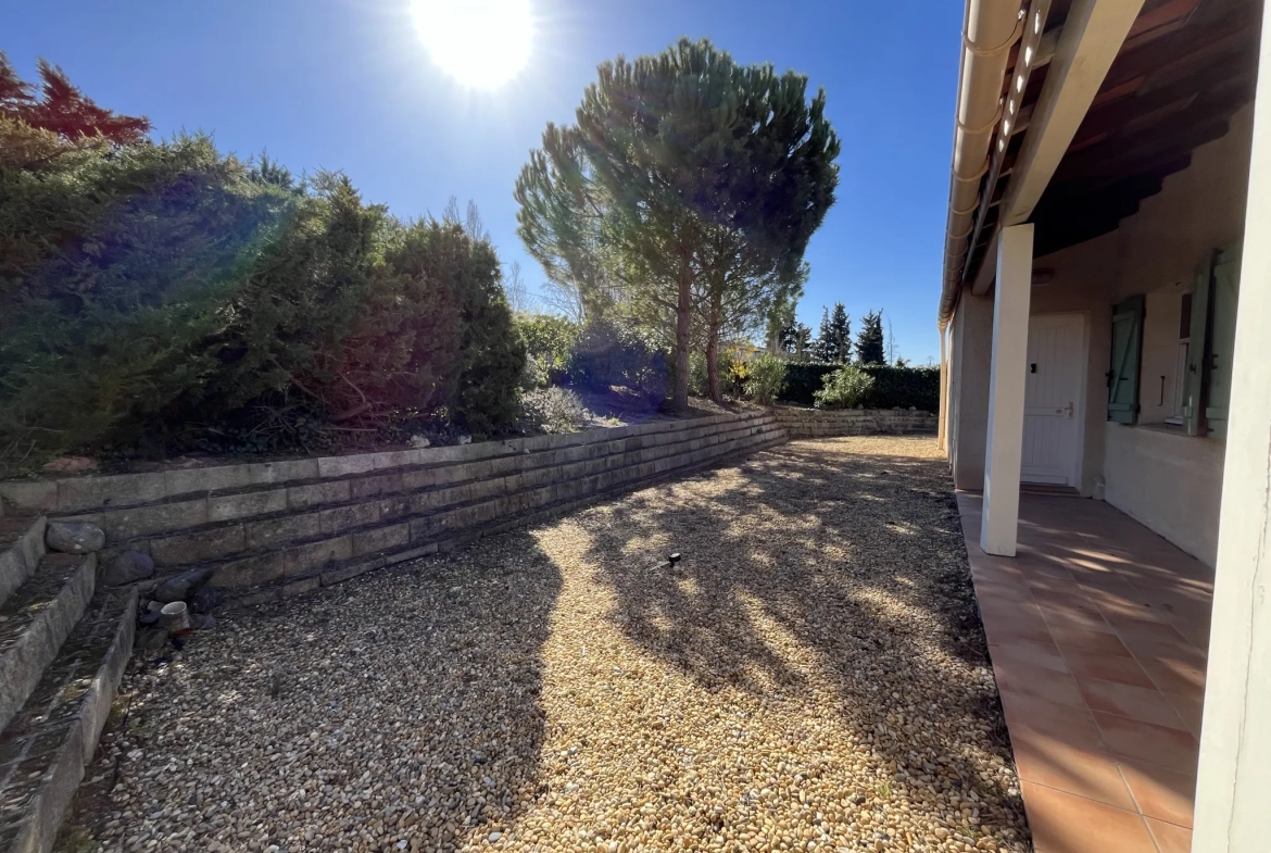 Villa 4 chambres de plain pied avec vue panoramique - Montbrun des Corbieres 