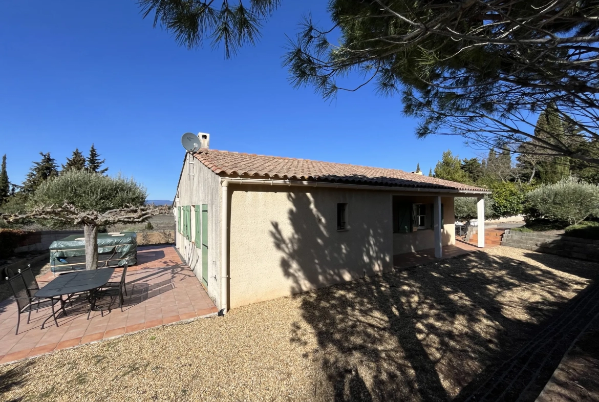 Villa 4 chambres de plain pied avec vue panoramique - Montbrun des Corbieres 