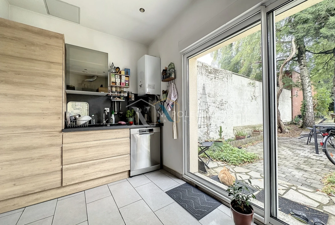 Maison 3 chambres avec un jardin de 200m2 à Lille 