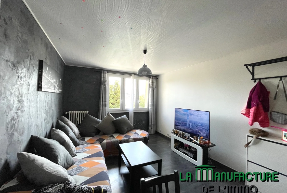 Appartement F3 traversant avec locataire en place - Cave - Centre 2/ Le Mont 