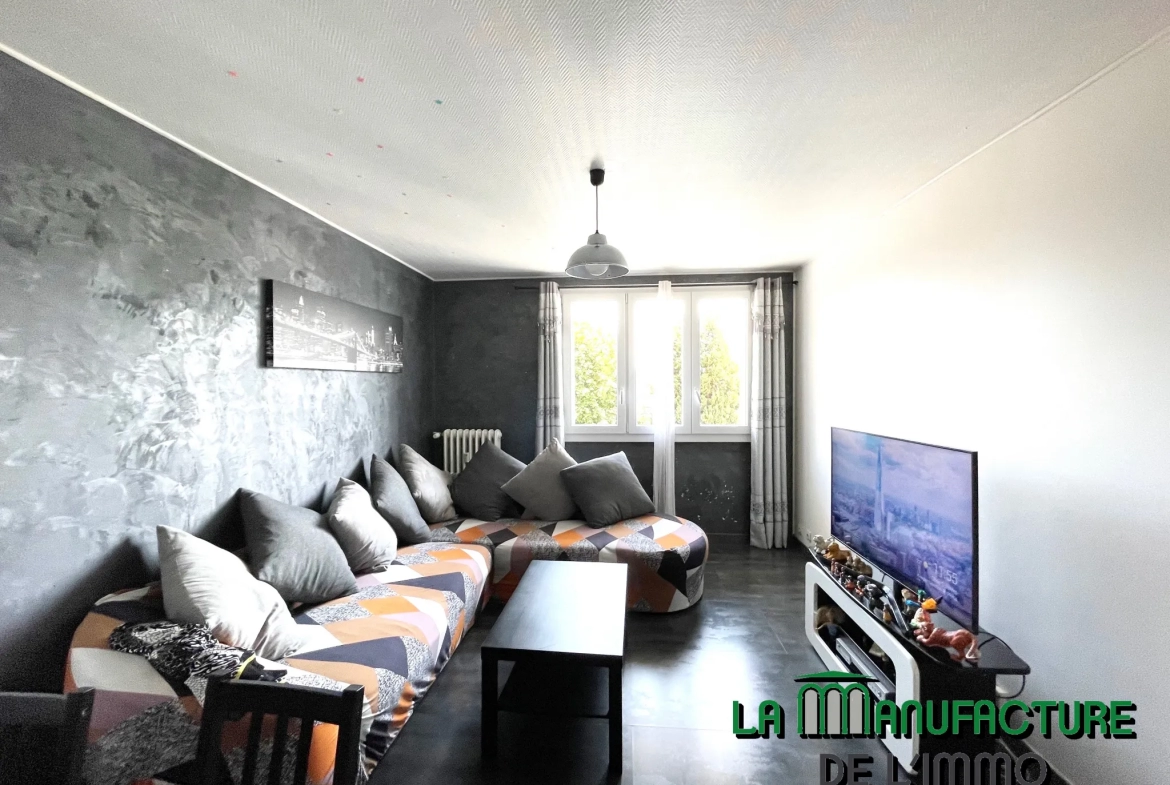 Appartement F3 traversant avec locataire en place - Cave - Centre 2/ Le Mont 