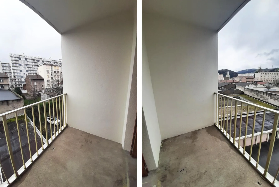 Appartement T2 de 50m2 avec 2 balcons à Saint-Etienne 