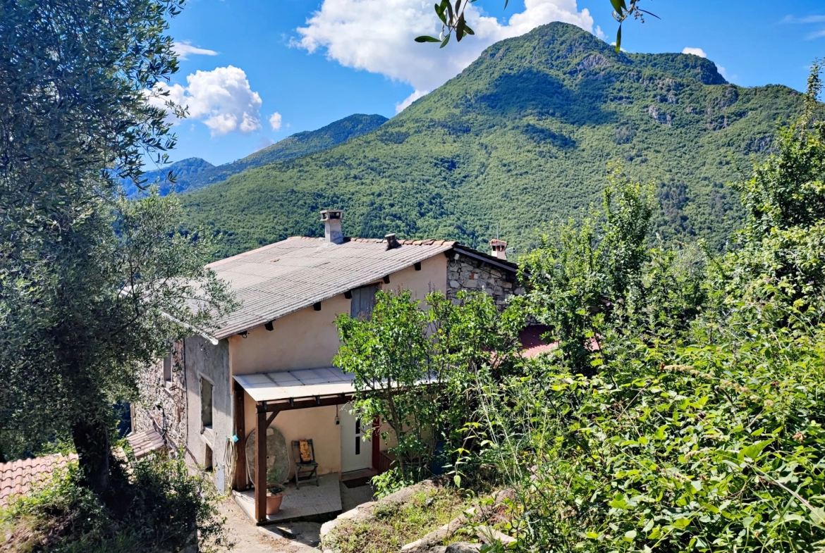 Propriété à Loda (Lantosque) avec vue panoramique sur la vallée 