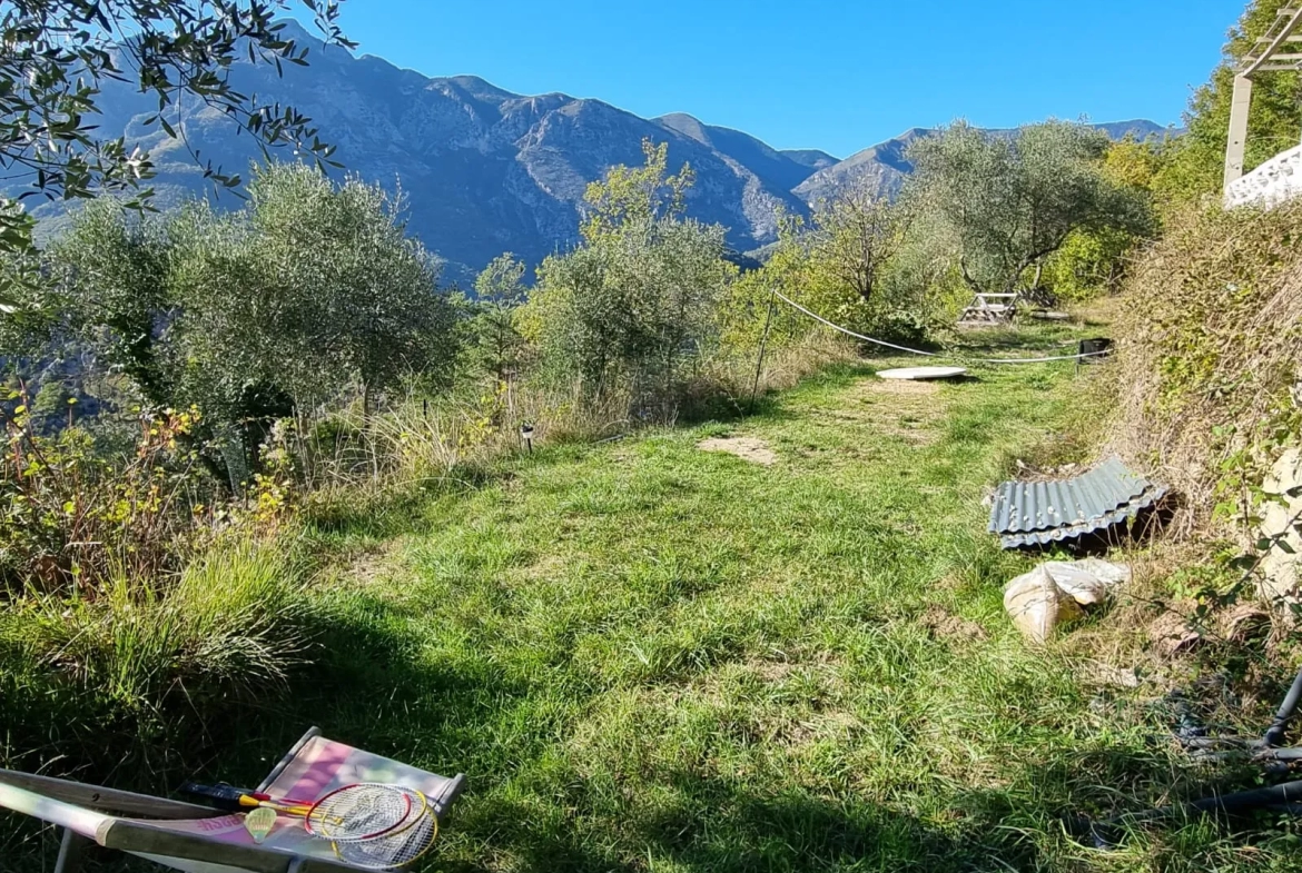 Propriété à Loda (Lantosque) avec vue panoramique sur la vallée 