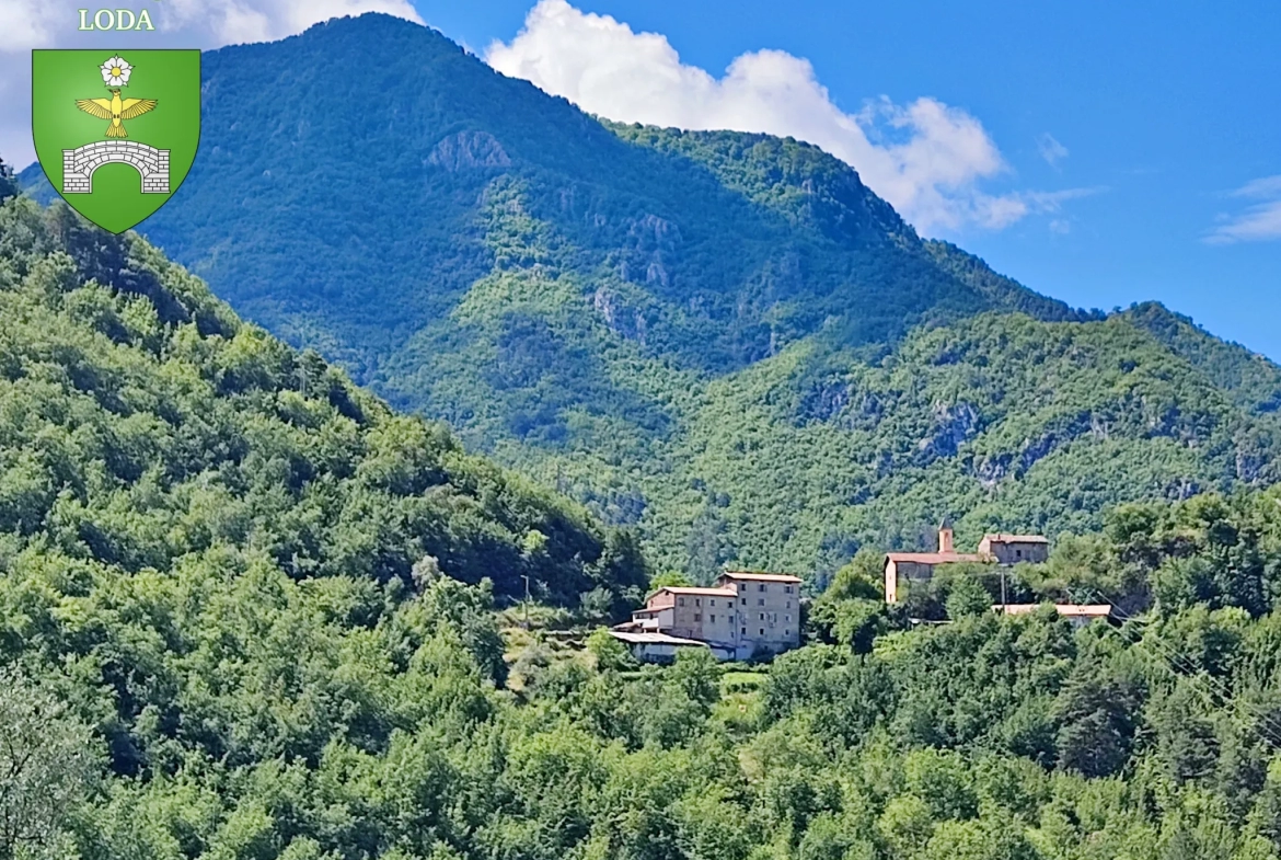 Propriété à Loda (Lantosque) avec vue panoramique sur la vallée 