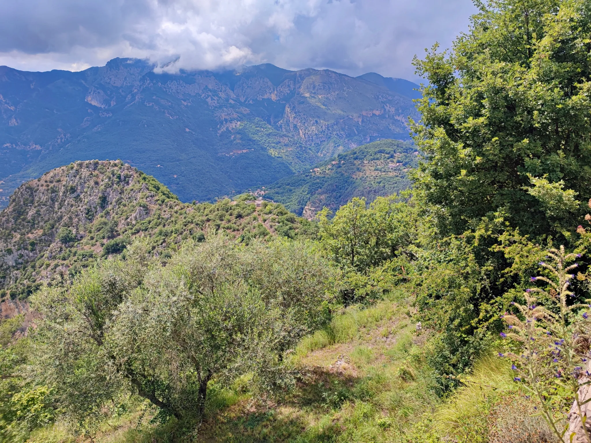 Propriété à Loda (Lantosque) avec vue panoramique sur la vallée 