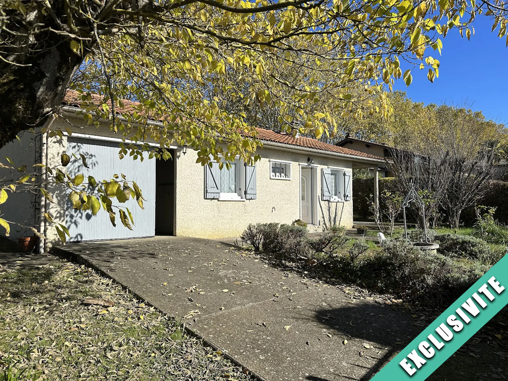 Single-Storey House in Mauvezin with Garage 