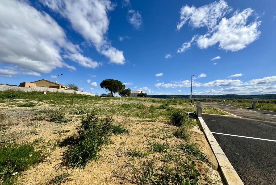 Terrain à bâtir de 360m2 au Pouget 