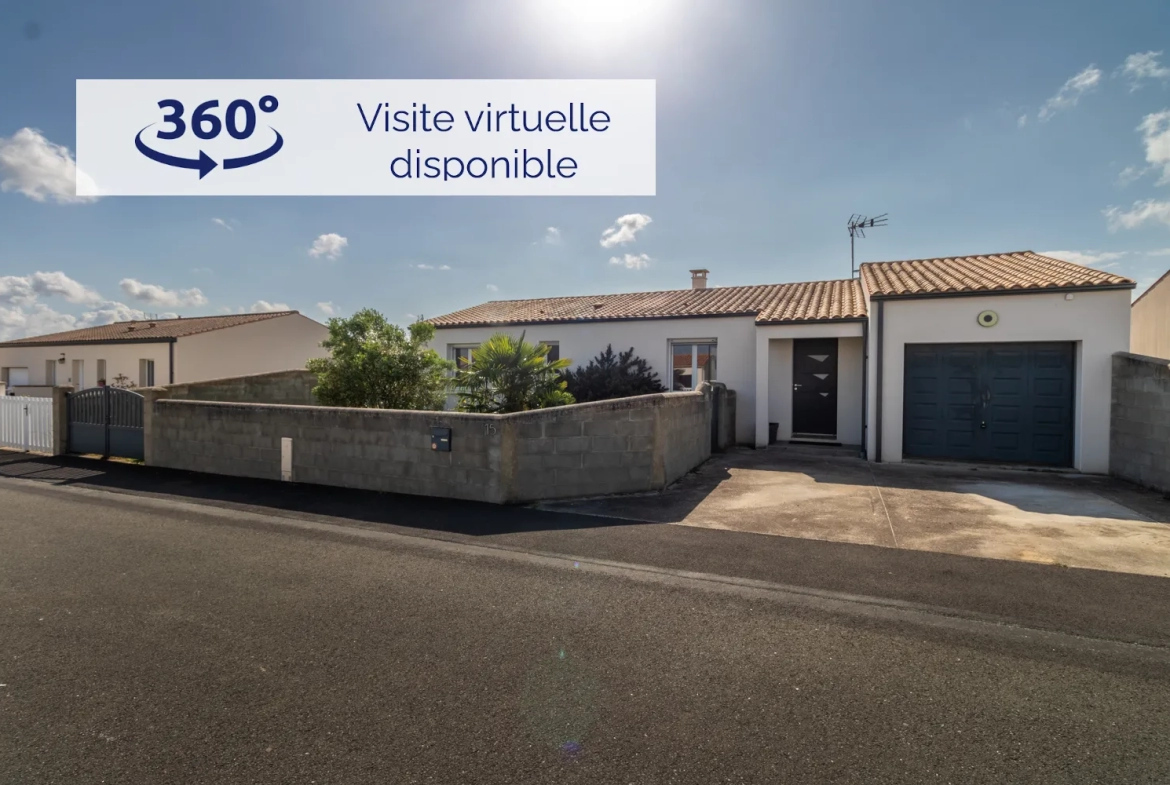 Single-Storey House - 3 Bedrooms - Garage - Garden - Saint-Savinien 