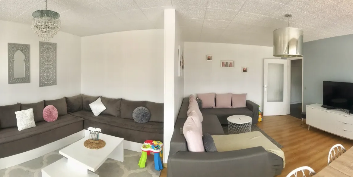 Appartement lumineux de 100m2 à Mantes-la-Ville 