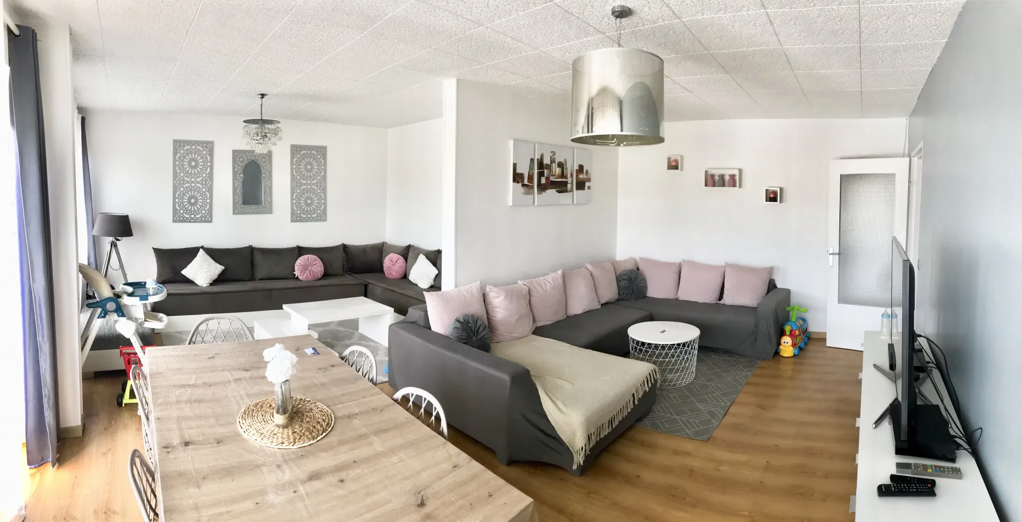 Appartement lumineux de 100m2 à Mantes-la-Ville 