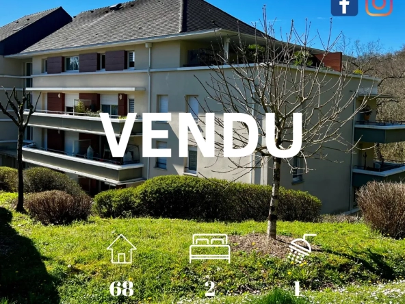 Appartement F3 avec terrasse à BRIVE quartier Vialmur