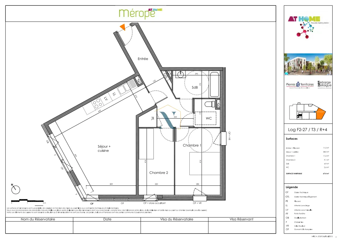 Appartement T3 Lumineux à Lille Five 