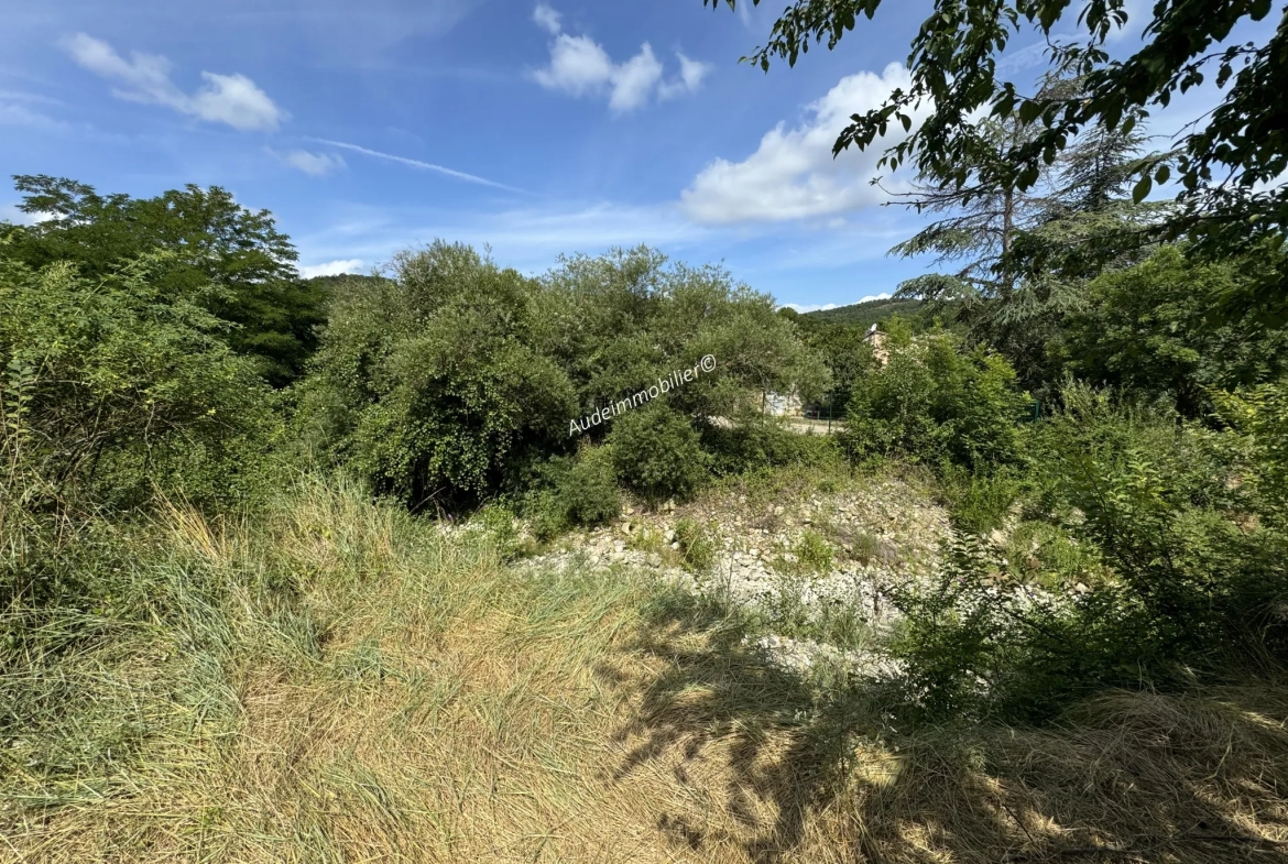 Maison de village en pierres avec jardin et terres à Limoux 