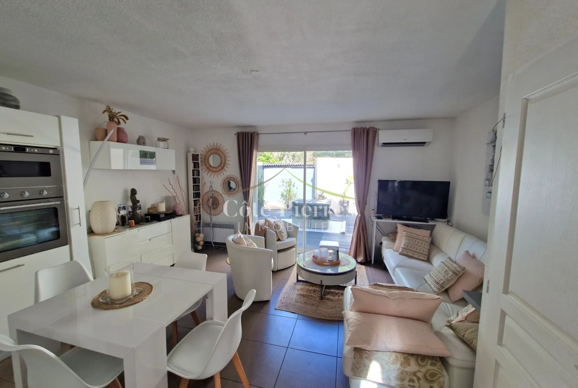 Belle Maison à Nîmes avec Chambre Climatisée et Garage 