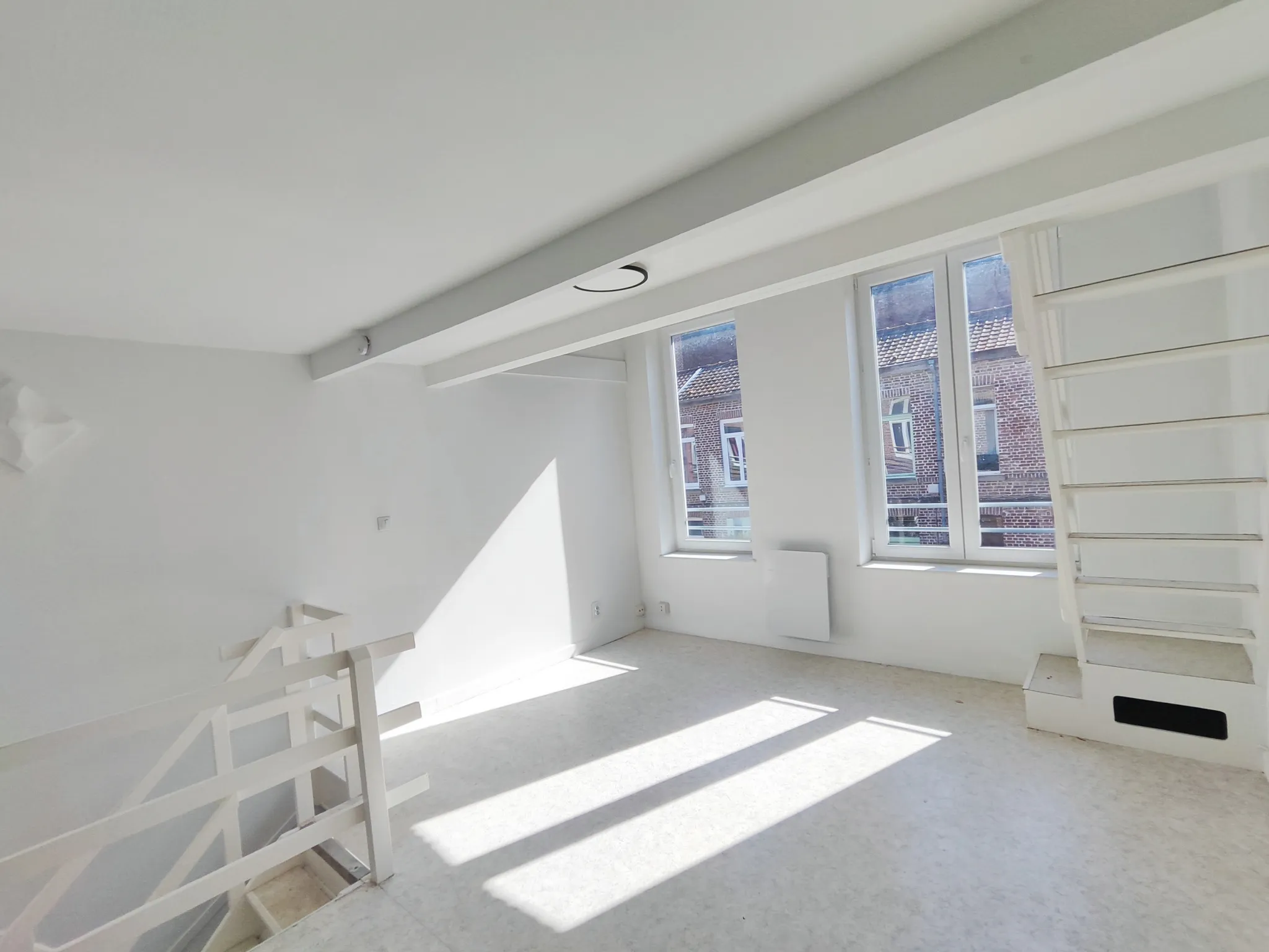 Maison de courée à Lille avec chambre en mezzanine 