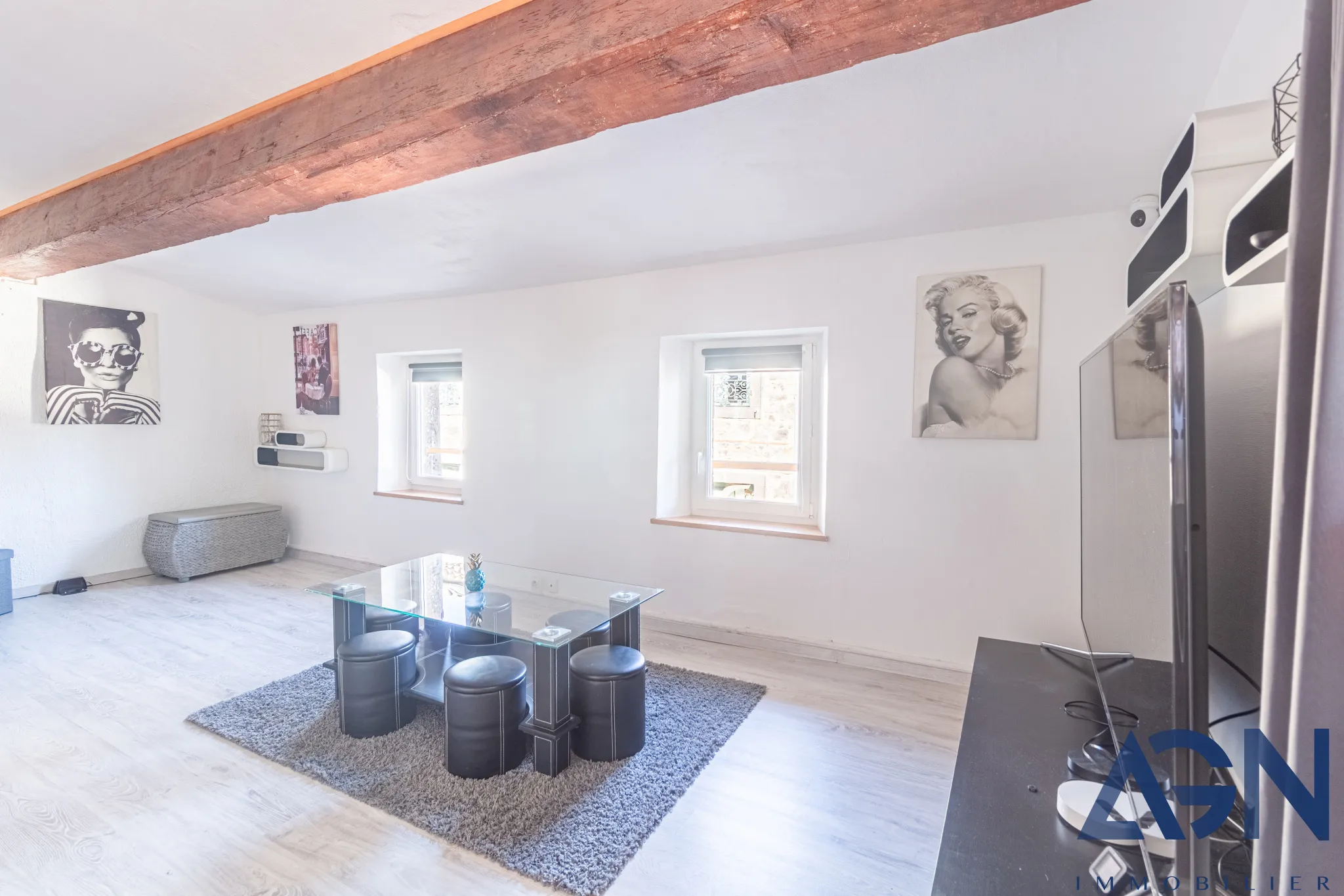 Appartement lumineux de 34,9m2 à Agde avec vue sur l'Hérault 