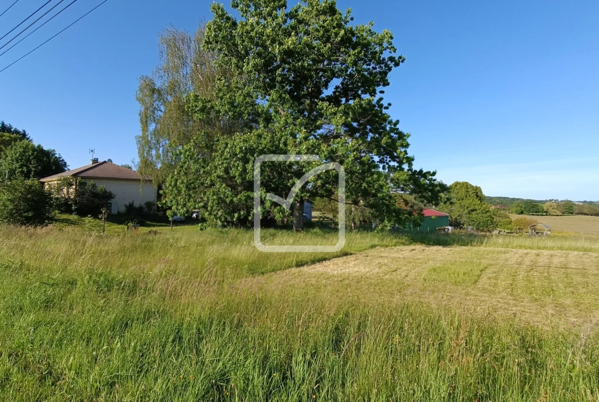 Maison plain pied avec sous-sol semi enterré à Dussac 