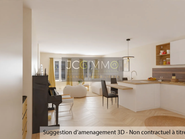 Appartement T3 de 83m² au Centre-Ville de Sollies Pont