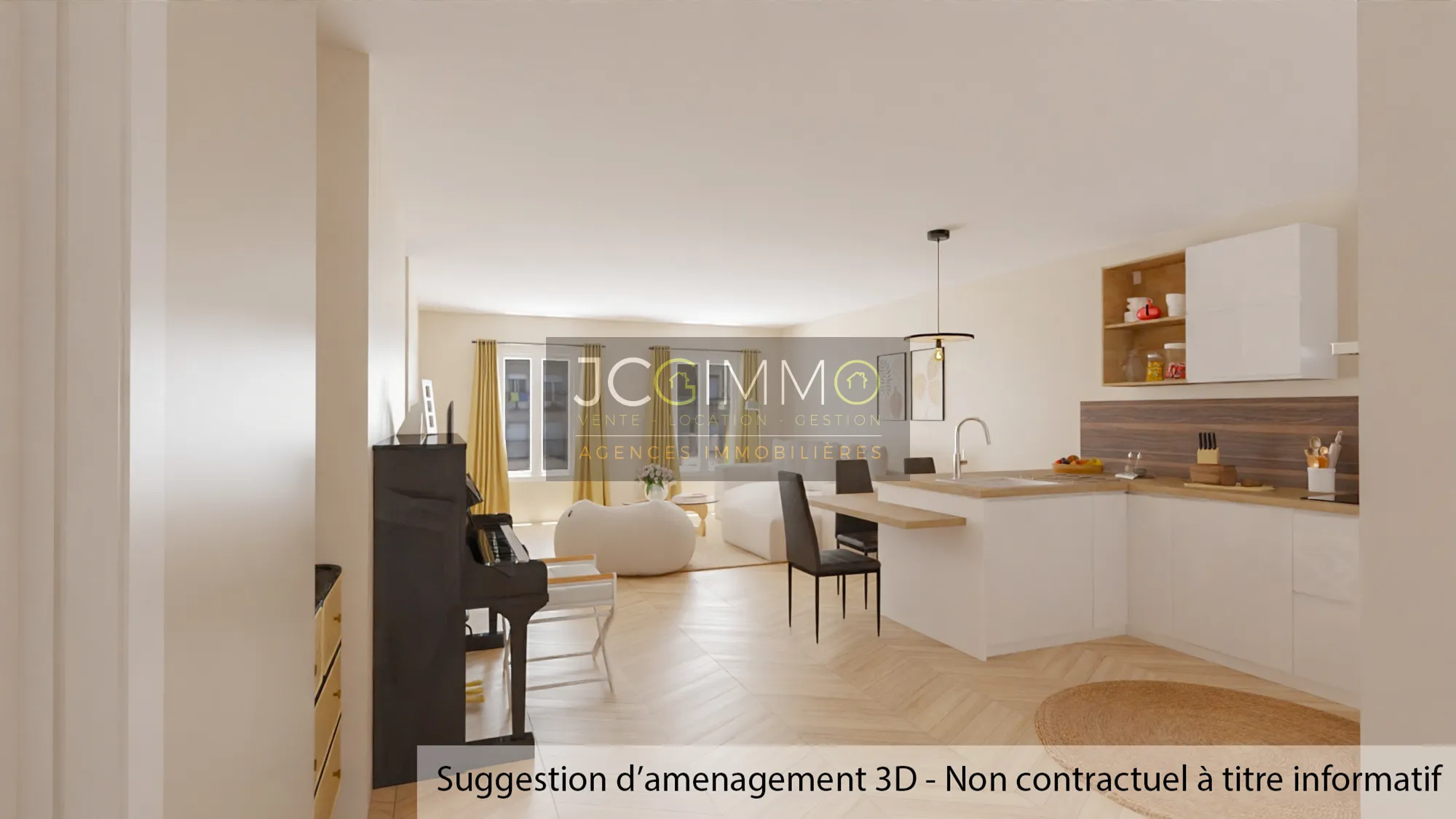 Appartement T3 de 83m² au Centre-Ville de Sollies Pont 