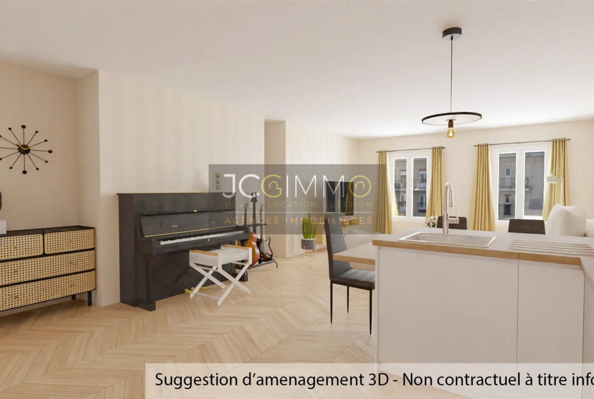 Appartement T3 de 83m² au Centre-Ville de Sollies Pont 