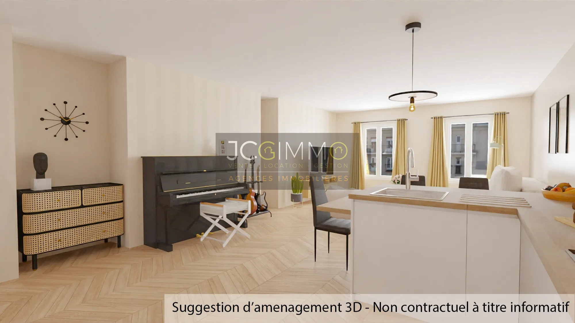 Appartement T3 de 83m² au Centre-Ville de Sollies Pont 