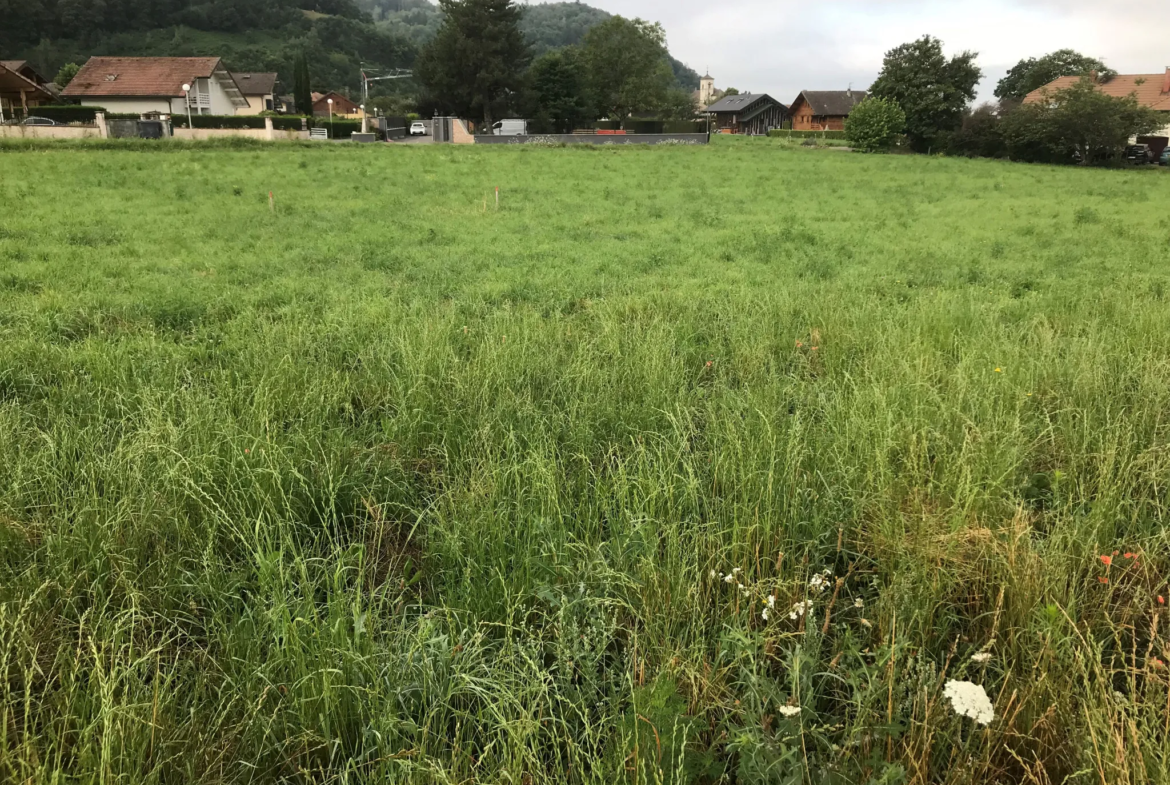 Terrain constructible au Lyaud (74200) 